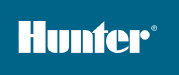 Hunter logo blue and white