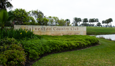 Galveston Country Club Sign 