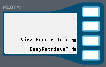 Bild der EasyRetrieve-Display-Auswahl.