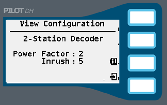 Imagen de la pantalla que muestra los detalles de la configuración.