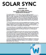 Solar Sync Written Specification thumbnail
