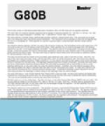 G80B Written Spec thumbnail