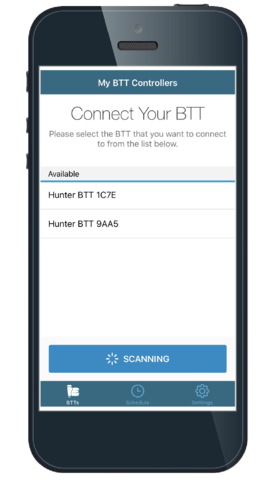 BTT - App and Scanning | Hunter Industries